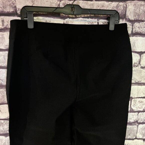 Chico's Black Pull On Crop Pants Size L - Picture 6 of 9